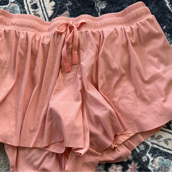 Pink Pleated Short - Picture 1 of 4